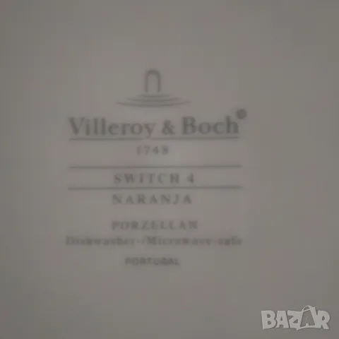 Порцелан чиния Villeroy & Boch Switch 4 Naranja 20 см , снимка 9 - Колекции - 47747615