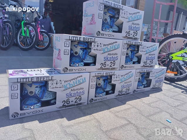 BYOX Детски кънки XS Little Beetle 26-29 Blue Boy, снимка 11 - Ролери, кънки - 53564742
