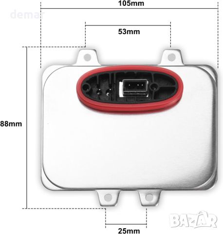 ADAURIS Ксенонов баласт Модул за баласт на фарове, съвместим с 5DV009000-00 за BMW 5 7 Series, снимка 5 - Части - 45807266