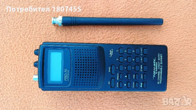 Радио скенер Radio Shack PRO 70 HYPERSCAN 50 канала, снимка 3 - Друга електроника - 46938795