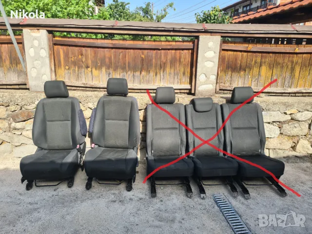 Седалки к-т за Toyota Corolla Verso корола версо 04-09, снимка 2 - Части - 46318586