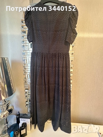 Рокля, черна дантела, снимка 4 - Рокли - 51633031