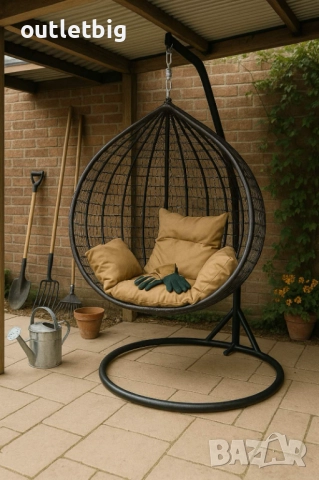 Люлка градинска висяща люлка тип гнездо,яйце–Промоция!