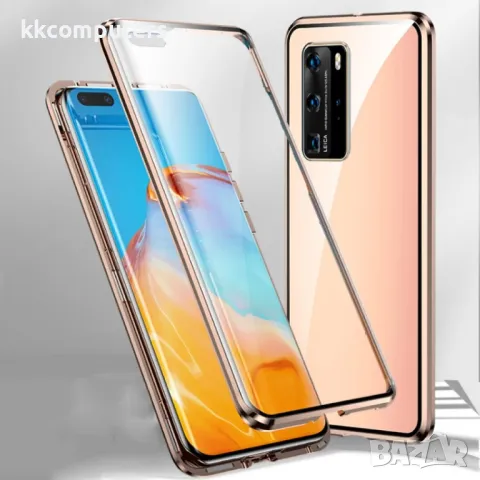 Huawei P40 Pro View Window/ Magnetic Metal Frame Калъф и Протектор, снимка 8 - Калъфи, кейсове - 47176453