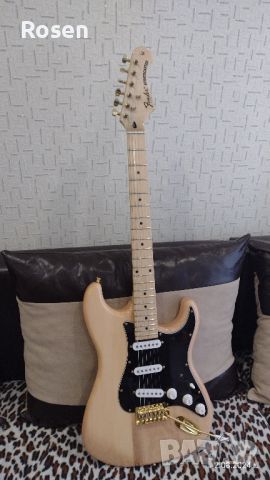 Продавам:Модифициран модел"Di Mavery"със лого от друг бранд..Fender Stratocaster big head!!.., снимка 1 - Китари - 46778270