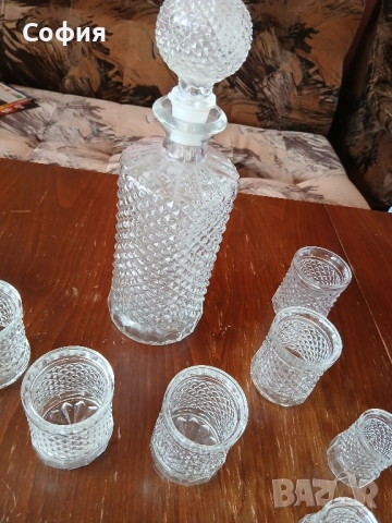 сервиз стъкло алкохол, снимка 3 - Сервизи - 52431319