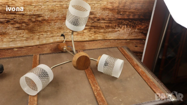 Стар полилей от комунистическо време., снимка 2 - Полилеи - 54280549