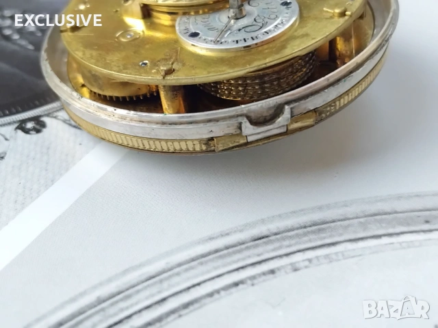 Швейцарски часовник с аларма на Meuron et Comp. 1780 година. , снимка 9 - Джобни - 53829394