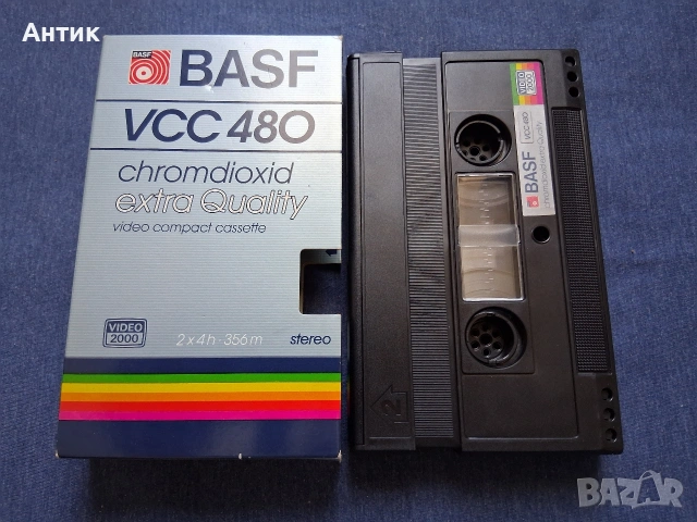 Видеокасети BASF E - 240 HIFI Professional в Кутия / BASF VCC 480 Stereo, снимка 10 - Колекции - 54096851
