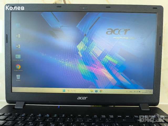 Лаптоп Acer Aspire ES1-512/,Intel Celeron N2940, RAМ 4GB DDR3, HDD 320GB, снимка 2 - Лаптопи за дома - 53601629