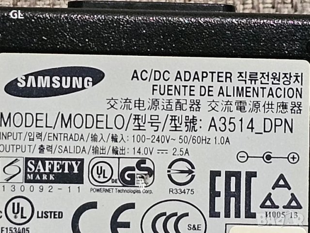 Адаптер Samsung A3514-FPN 14V 2.5A 100-240V, захранване за SAMSUNG

