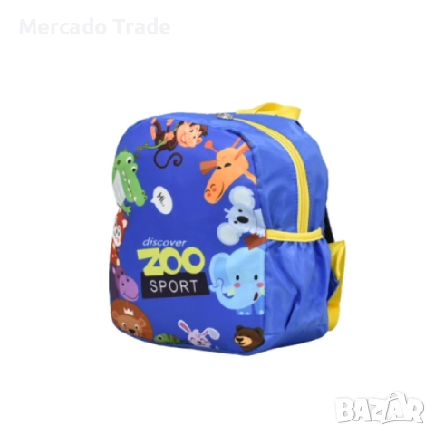 Детска раница Mercado Trade, За градина или разходка, Животни, Син, снимка 2 - Раници - 52448783