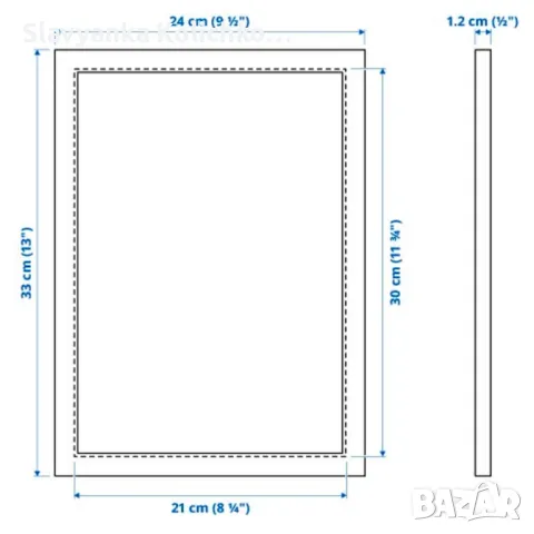 Рамки IKEA - Fiskbo 21x30см, снимка 4 - Други - 50421160