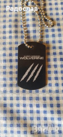 оригинално колие X-MEN  WOLVERINE , снимка 3 - Колиета, медальони, синджири - 46689924