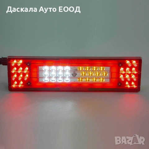 1бр. ЛЕД LED стоп тип МЕРЦЕДЕС Mercedes с кристално стъкло 24V, снимка 3 - Части - 53561514
