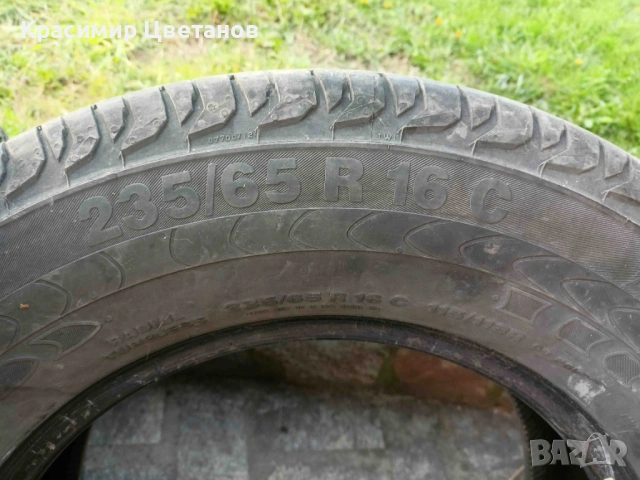 4бр. запазени летни гуми Continental 235/65 R16С, снимка 8 - Гуми и джанти - 53289462