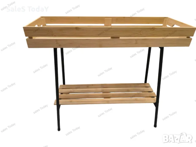 Поставка за цветя, Бамбукова стойка за саксии, Цветарник, снимка 3 - Етажерки - 48250066