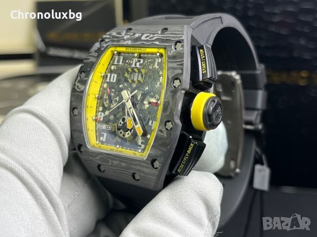 Richard Mille RM 011 Felipe Massa Yellow  клонинг, снимка 2 - Мъжки - 46677096