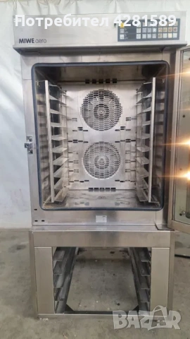 Рециклиран професионален немски конвектомат Miwe със стойка, снимка 9 - Други машини и части - 53657325