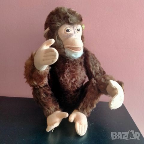 Колекционерска мека играчка Steiff Jocko Monkey 5335.03, снимка 8 - Колекции - 46427823