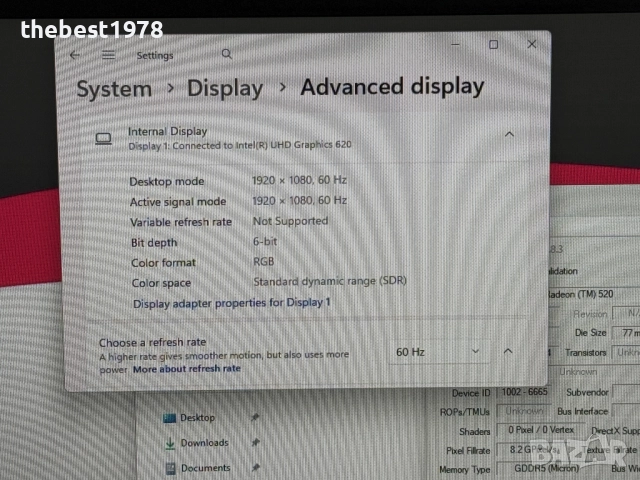 17.3 Dell 5770`Core i5-8265U/16GB RAM/256GB SSD+500GB/AMD 520/Full HD IPS, снимка 9 - Лаптопи за игри - 52797083
