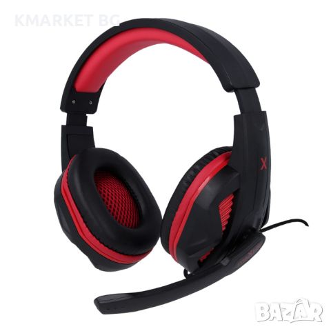 Геймърски слушалки за компютър Maxlife Gaming MXGH-100, с кабел 3.5 жак, с микрофон, Черни, снимка 1 - Слушалки за компютър - 46321084