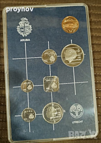 Сет монети 1986 г.-Aruba UNC-Proof, снимка 2 - Нумизматика и бонистика - 52579078