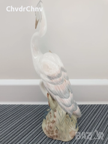 Lladro CASADES статуетка 30см/ЛАДРО КАСАДЕС испанска порцеланова фигура на жерави, снимка 4 - Статуетки - 51500320