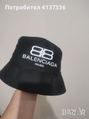 BALENCIAGA лятна шапка с лого нова, снимка 3 - Други - 46385527