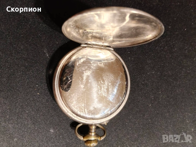 Швейцарски джобен часовник с посребрени капаци 1925г. - ПРОМОЦИЯ, снимка 13 - Джобни - 49866321