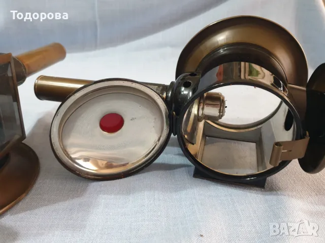Чифт безупречни файтонски фенери- ляв и десен, снимка 5 - Антикварни и старинни предмети - 49774477
