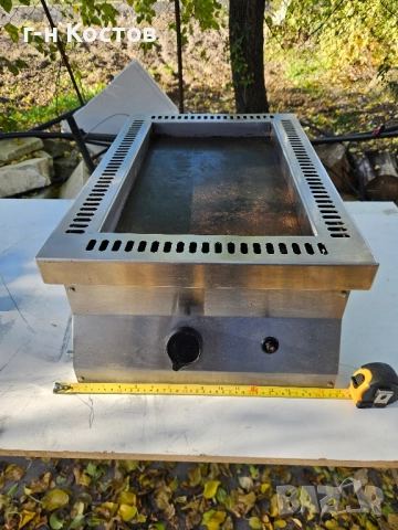 Скара на Газ със стоманена плоча гладка Цена 450лв.