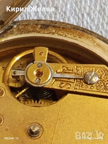 Стар джобен часовник CORMA SWISS MADE с керамичен циферблат рядък за КОЛЕКЦИЯ 52279, снимка 12 - Антикварни и старинни предмети - 52479341