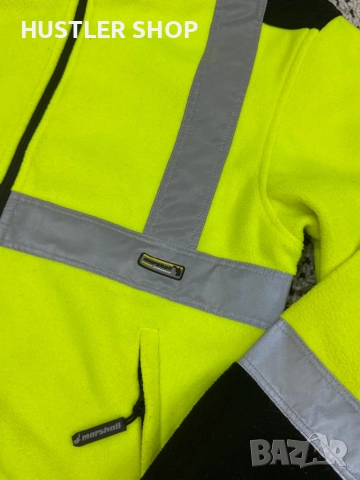 Мъжко поларено,работно яке MARSHALL. Размер М, снимка 2 - Якета - 52669301