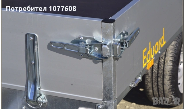 Туристическо ремарке Eduard с общо допустима максимална маса до 750кг , снимка 4 - Ремаркета - 53217024