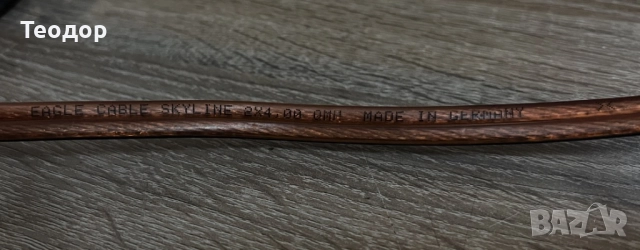 Кабел за тонколони 2х3 метра Eagle Cable Skyline 2x4mm, снимка 3 - Аудиосистеми - 51964410