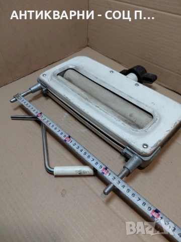 Соц Стара Ръчна Преса От Стара Пералня 3.800кг. НОМЕР 1635., снимка 7 - Антикварни и старинни предмети - 54128327