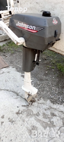 Продавам извънбордов двигател Johnson 4HP 2т, внос от Италия, снимка 2 - Воден транспорт - 52717842