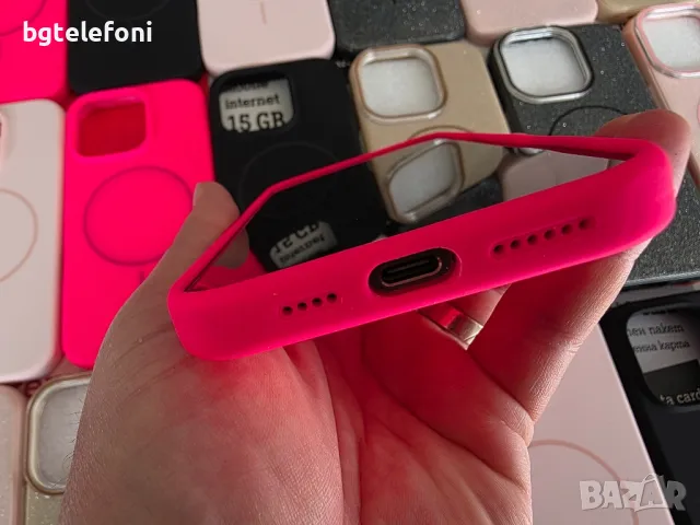iPhone 15/16,15/16 Pro,15/16 Pro Max Magsafe Slim  iphone 13/14,13/14 Pro/Pro Max, снимка 17 - Калъфи, кейсове - 49654334