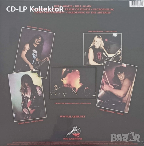 Нов Vinyl (Slayer - Hell Awaits), снимка 2 - Грамофонни плочи - 51896926