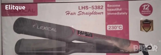 Преса за коса, титаниеви плочи, 230C, 65W, снимка 5 - Преси за коса - 52841918