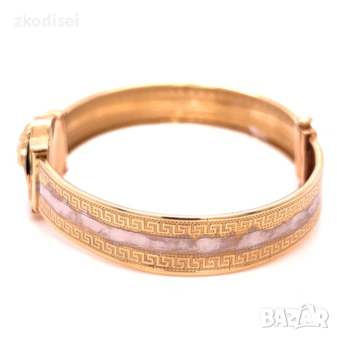 Златна мъжка гривна 16,51гр. 14кр. проба:585 модел:37068-1, снимка 2 - Гривни - 53349769