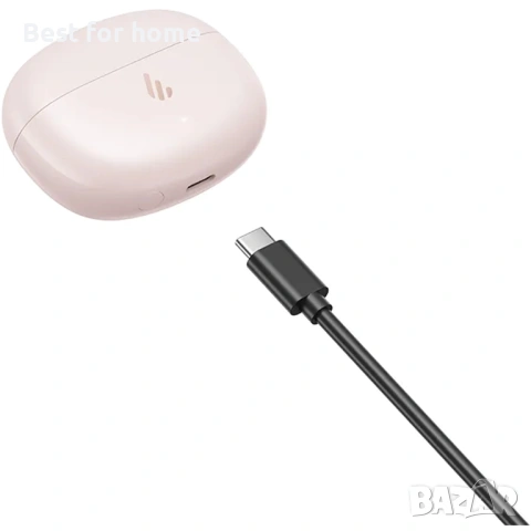 Edifier X5 Pro (2025 Upgrade) Безжични Bluetooth 6.0 слушалки с шумопотискане - розови, снимка 6 - Bluetooth слушалки - 53659376