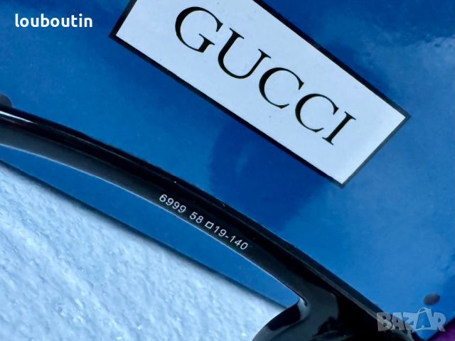 Gucci 2024 дамски слънчеви очила правоъгълни GG1326, снимка 12 - Слънчеви и диоптрични очила - 45571816