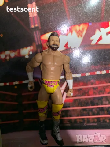 Екшън фигура WWE Zack Ryder Mattel Зак Райдър Мат Кардона figure wrestling играчка, снимка 5 - Колекции - 49152616