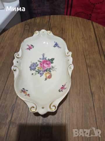 Винтидж порцеланова немска чиния, снимка 7 - Чинии - 52515703