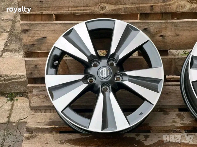 5х114.3 Джанти 17 цола Nissan Leaf Pulsar X-Trail 5x114.3 Dacia Renault 5х114.3 17 Nissan оригинални, снимка 4 - Аксесоари и консумативи - 53066965