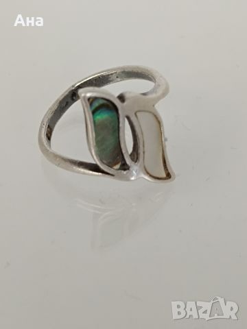 Красив сребърен пръстен #З, снимка 4 - Пръстени - 45890556