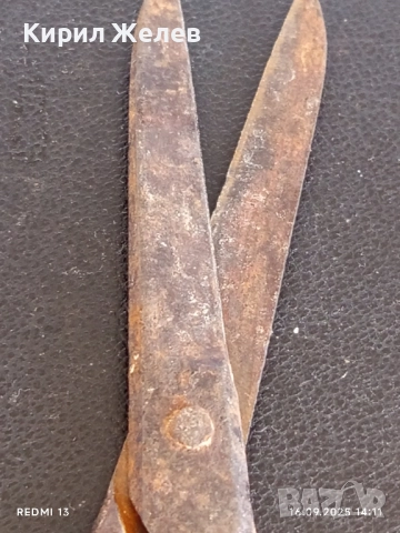 Винтидж шивашка ножица от соца рядка за КОЛЕКЦИЯ ДЕКОРАЦИЯ 50606, снимка 5 - Други ценни предмети - 51732566