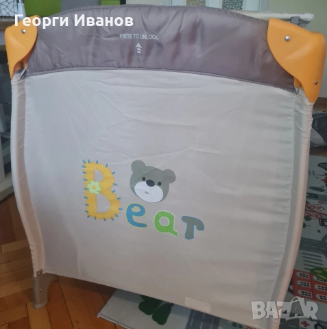 Сгъваемо детско легло, снимка 5 - Кошарки - 53583710